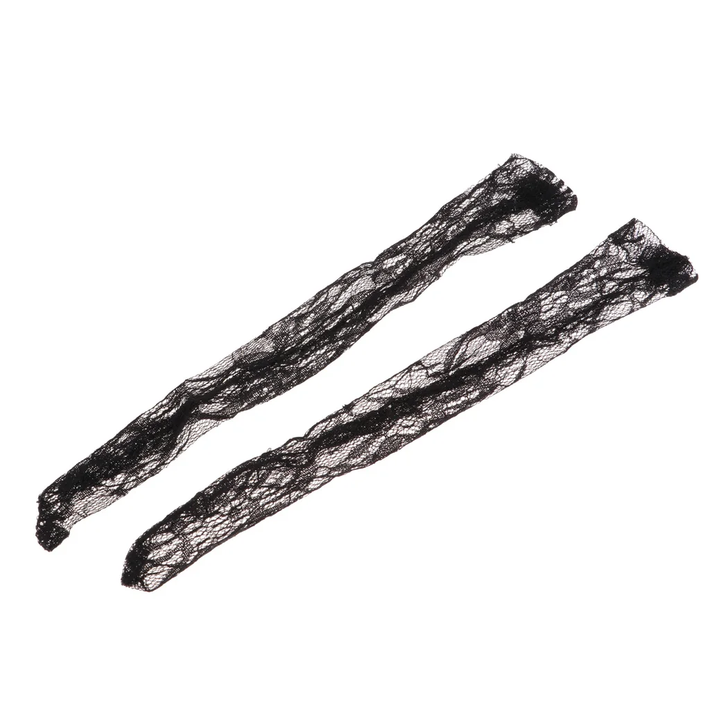 Fashion Doll Lace Stockings Middle Tube Sock Model Cloth Changing for 1/3 BJD Doll Night Lolita Dolls Black