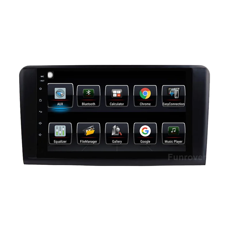 Sale Funrover 2 din Car DVD GPS Player For Mercedes Benz ML W164 W300 ML350 ML450 ML500 GL X164 G320 GL350 GL450 GL500 car radio rds 1