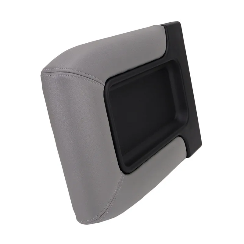 Vehicle Leather Center Console Armrest Cover Lid Cap For Chevrolet Chevy Tahoe Silverado 1500 2500 3500 Suburban GMC KOLEROADER (30)