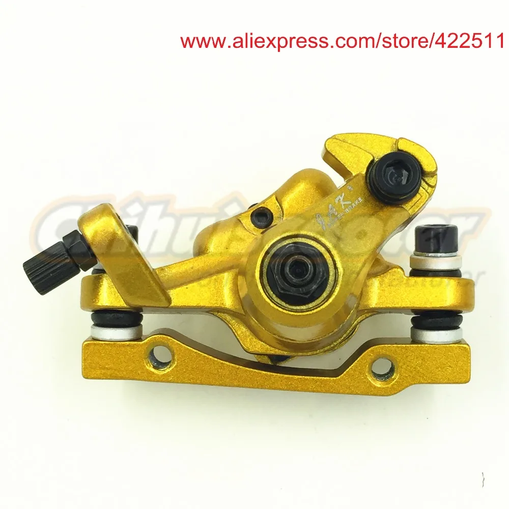 High Quality Gas/Electric Scooter Brake Caliper Golden Electric Bicycle