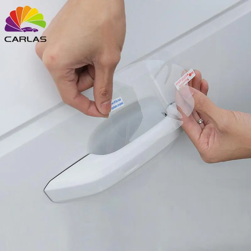 

4Pcs/Set Universal Car Handle Protection Film Car Door Stickers Scratches Resistant Sticker car-styling Door Bowl Stickers