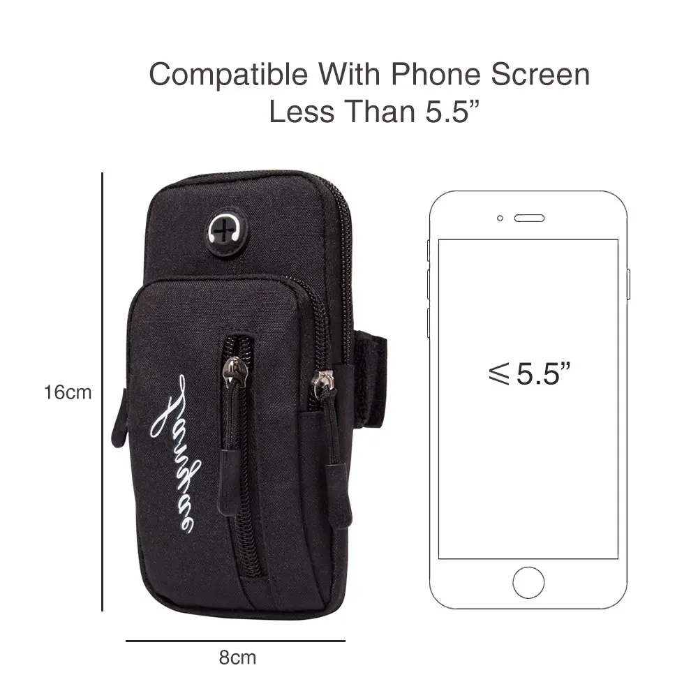 Simple Style Running Men Women Arm Bags for Phone Money Keys Outdoor Sports Arm Package Bag with Headset Hole Simple Style Running Men Women Arm Bags for Phone Money Keys Outdoor Sports Arm Package Bag with Headset Hole