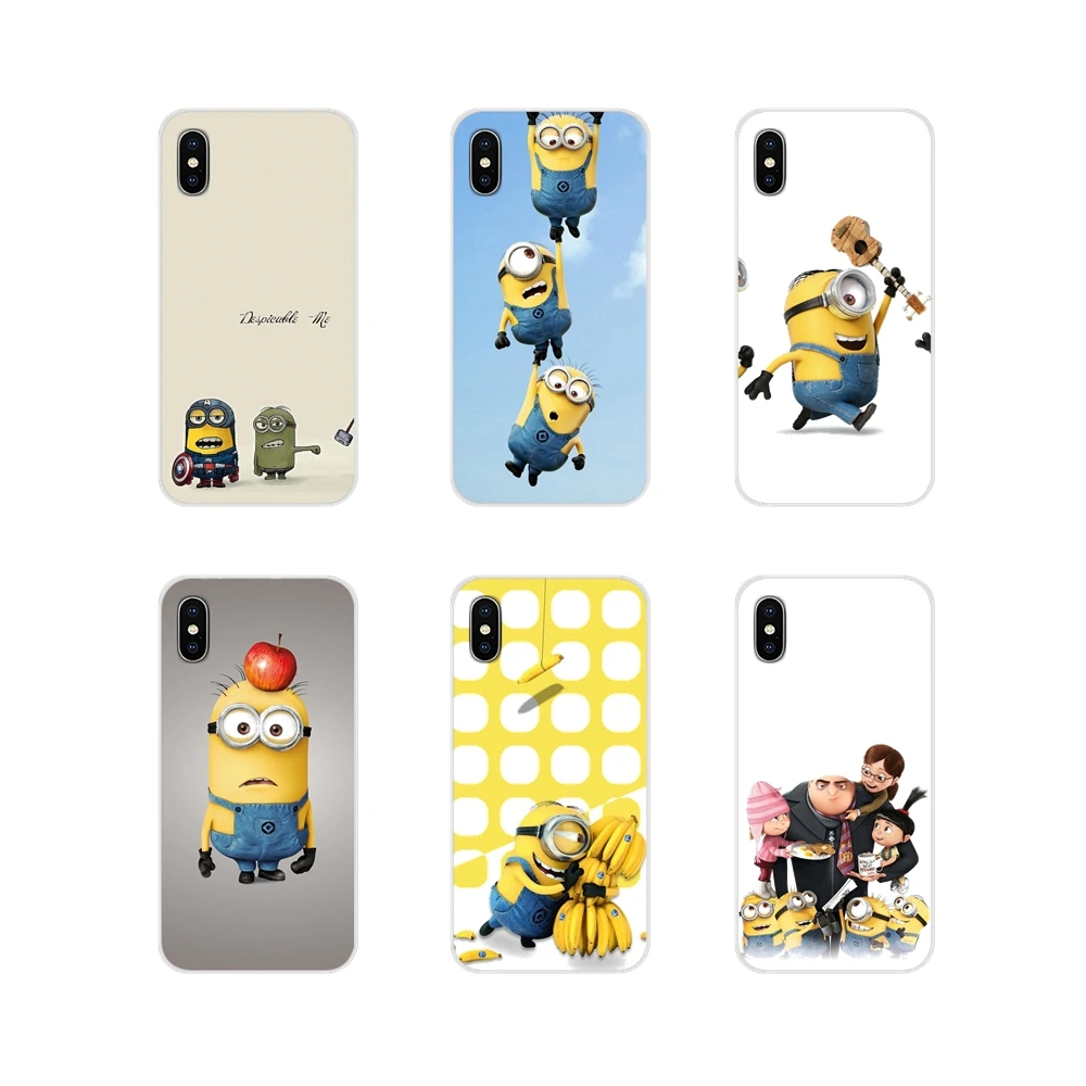 

Minions Despicable Me For Samsung Galaxy S4 S5 MINI S6 S7 edge S8 S9 S10 Plus Note 3 4 5 8 9 Accessories Phone Cases Covers
