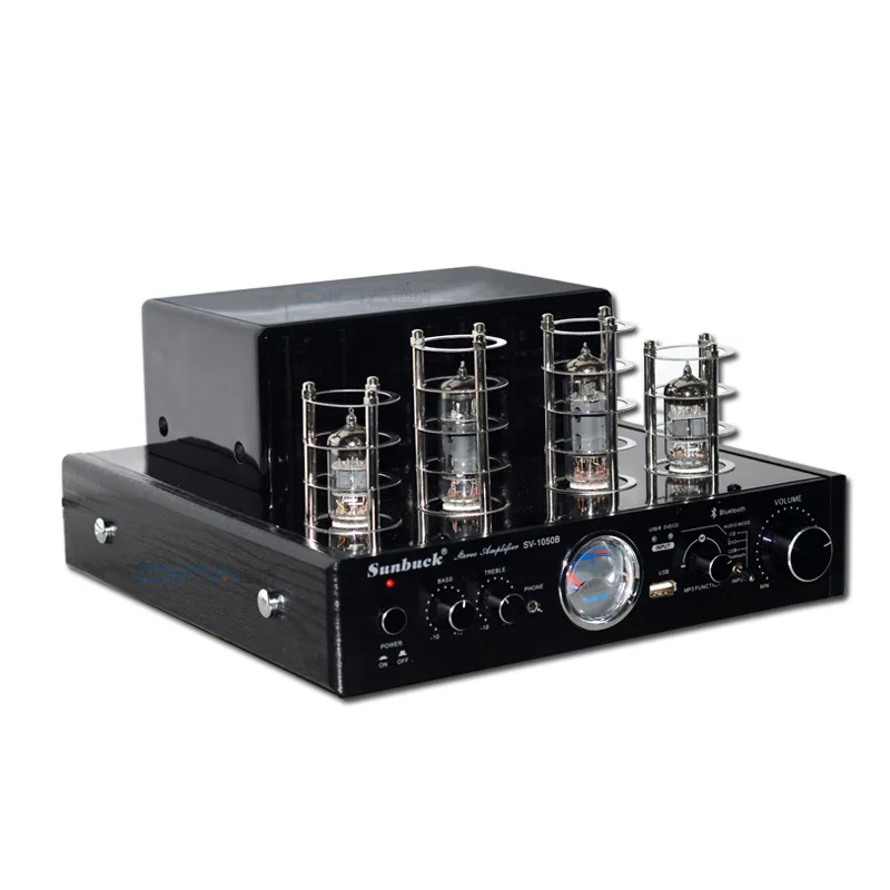 SV-1050 / SV-1050B Vacuum valve tube 6P15 + 6N2+ LM1875T HiFi bluetooth amplifier 25W+25W headphone / MP3 / USB / CD /DVD 220V
SV-1050 / SV-1050B Vacuum valve tube 6P15 + 6N2+ LM1875T HiFi bluetooth amplifier 25W+25W headphone / MP3 / USB / CD /DVD 220V