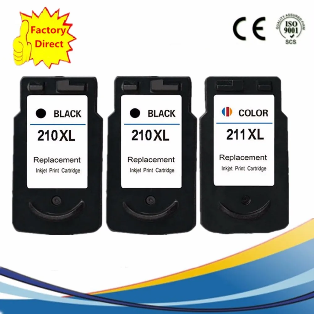PG 210 XL PG210 Φ CL211 CL 211 чернильные картриджи восстановленные Pixma IP2702 MP240 MP480 MP330 MP250 MP270|cl