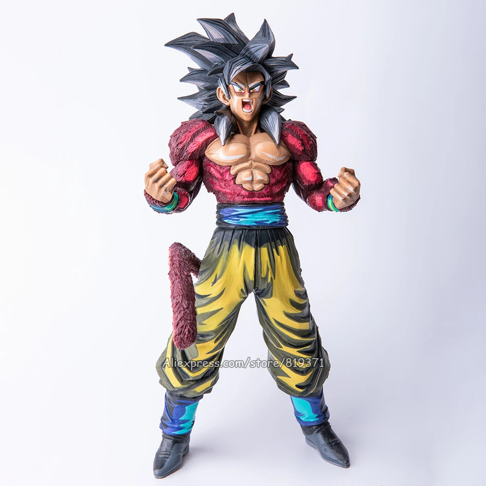 34 см японского аниме Dragon Ball GT Коллекционная Фигурка Супер Saiyan 4 Son Goku фигурка экшн-фигурка игрушки кукла модель Dragon Ball