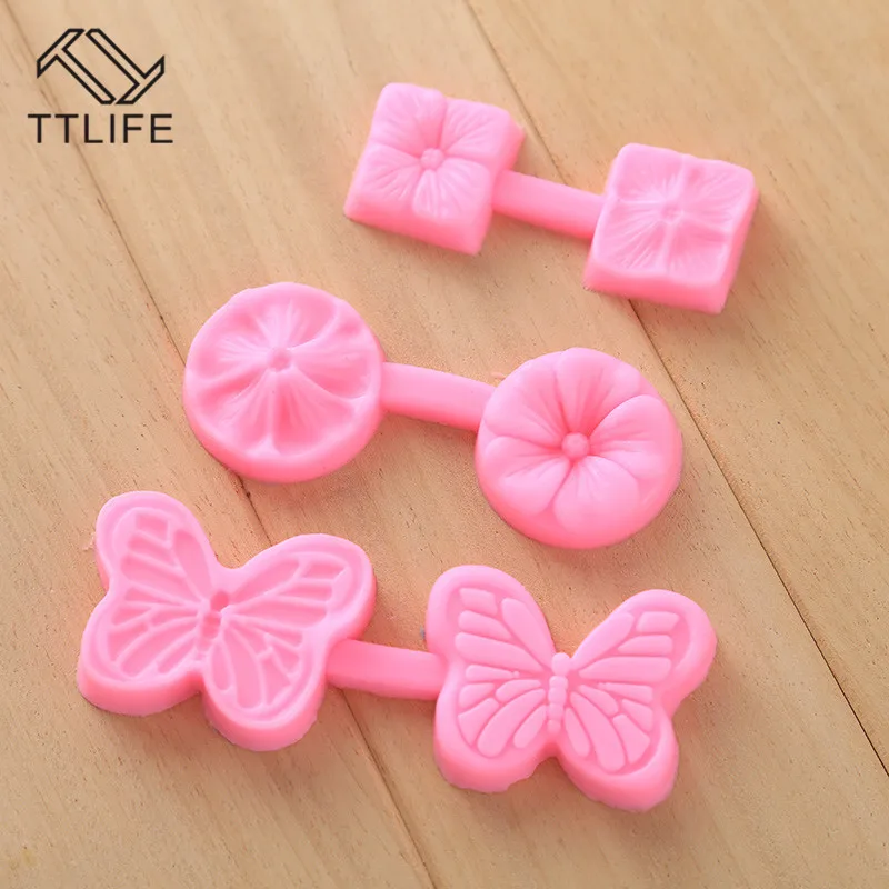 

TTLIFE Petal Silicone mold fondant mold cake decorating tool chocolate gumpaste mold Flower Silicone cake fondant mold tools