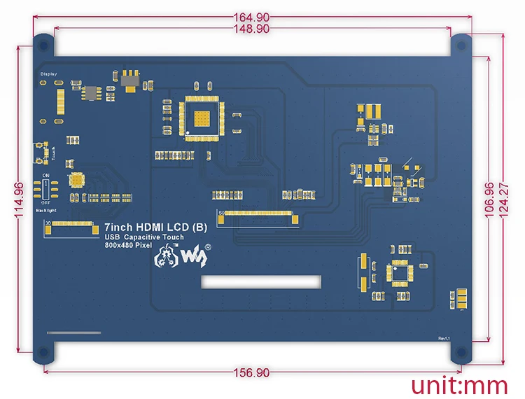 7inch-HDMI-LCD-B-dimension