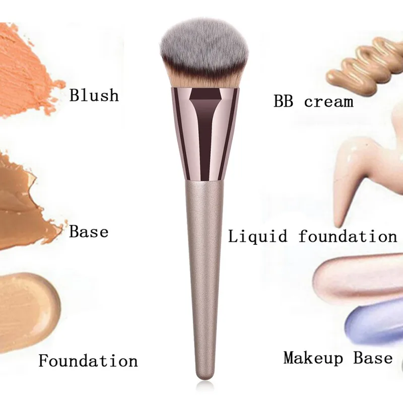 

1PC Makeup Brush Fiber Hair Face Makeup Contour Foundation Powder Brush Cosmetic Tool Professional