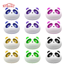 Автомобильный Стайлинг, кондиционер, вентиляционный освежитель воздуха, автомобильная розетка, духи, милая панда, глаза прыгнут, 6 цветов, Автомобильный интерьер, украшение