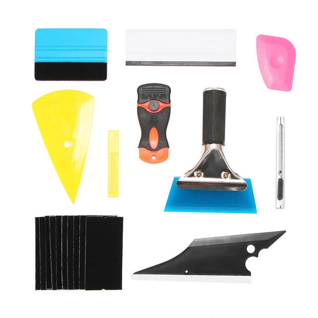 Window Foil Tints Tool Kit Stickers Film Vinyl Car Wrap Tool Set Squeegee Cutter Knife Car Styling Auto Car Accessories