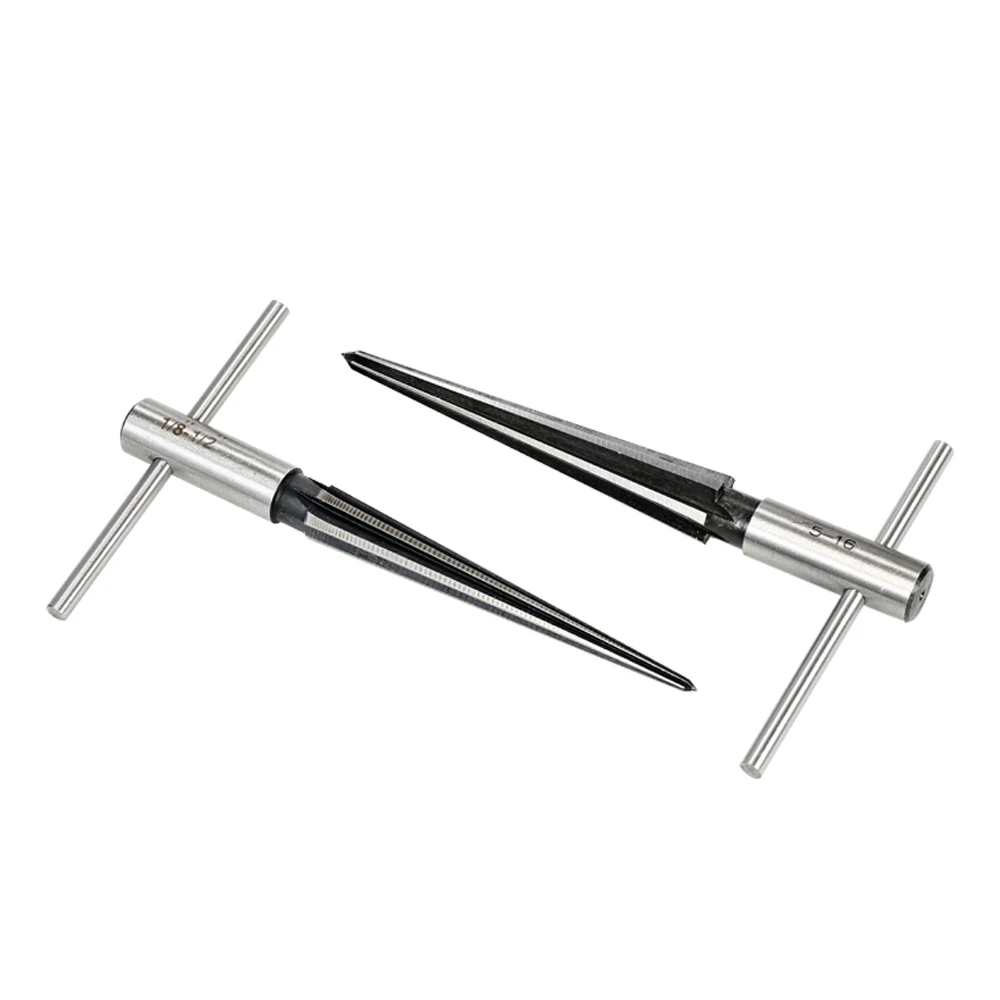 2pcs power Tools Taper Reamer Bridge Pin Hole Tapered Hand Held Reamer