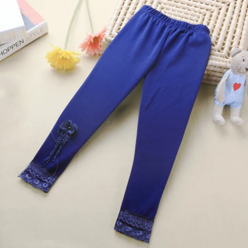 

Lovely Kids Girls Flower Plant Butterfly Stretch Slim Pants 2-7Year Kids Girls Ballet Dance Leggings Lace Lovely Toddler Baby