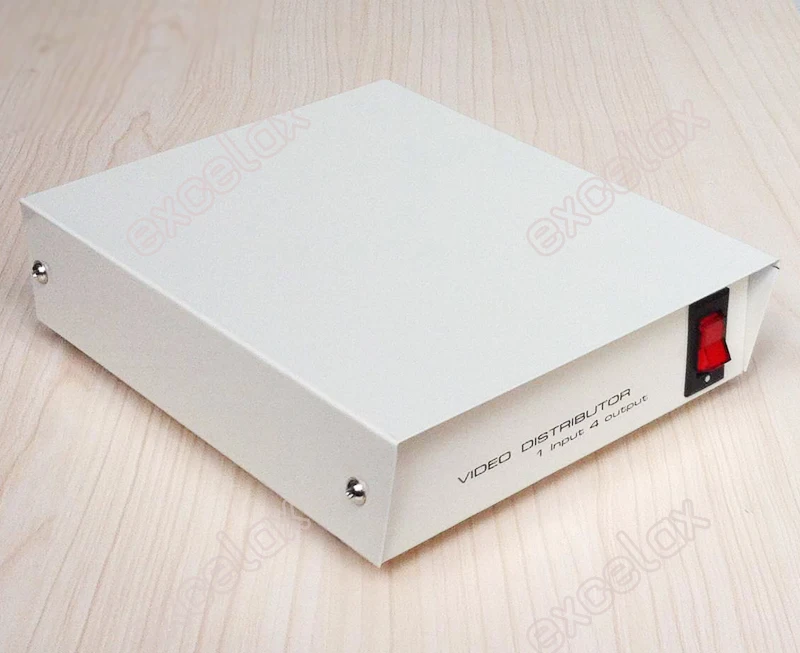 AC110V AC220V 1 в 4 наружный композитный разъем BNC видеодистрибьютор канала видео сигнал