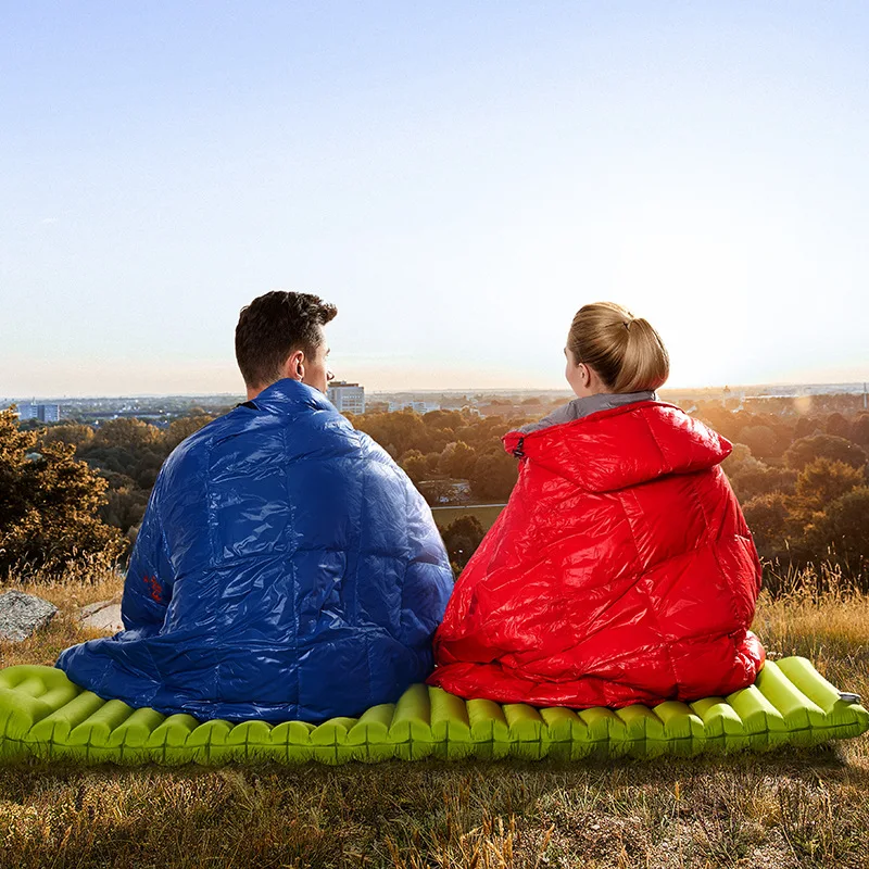 Outdoor Sleeping Bag Ultralight Waterproof 400g Duck Down Keep Wwarm Portable Camping Picnic Fishing Riding Hiking Equipment