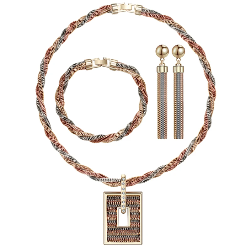 BTSETS Turkish Ethiopian Jewelry Sets For Women Geometric African Beads Jewelry Set Vintage Cheap Earrings Costume Jewellery (2)