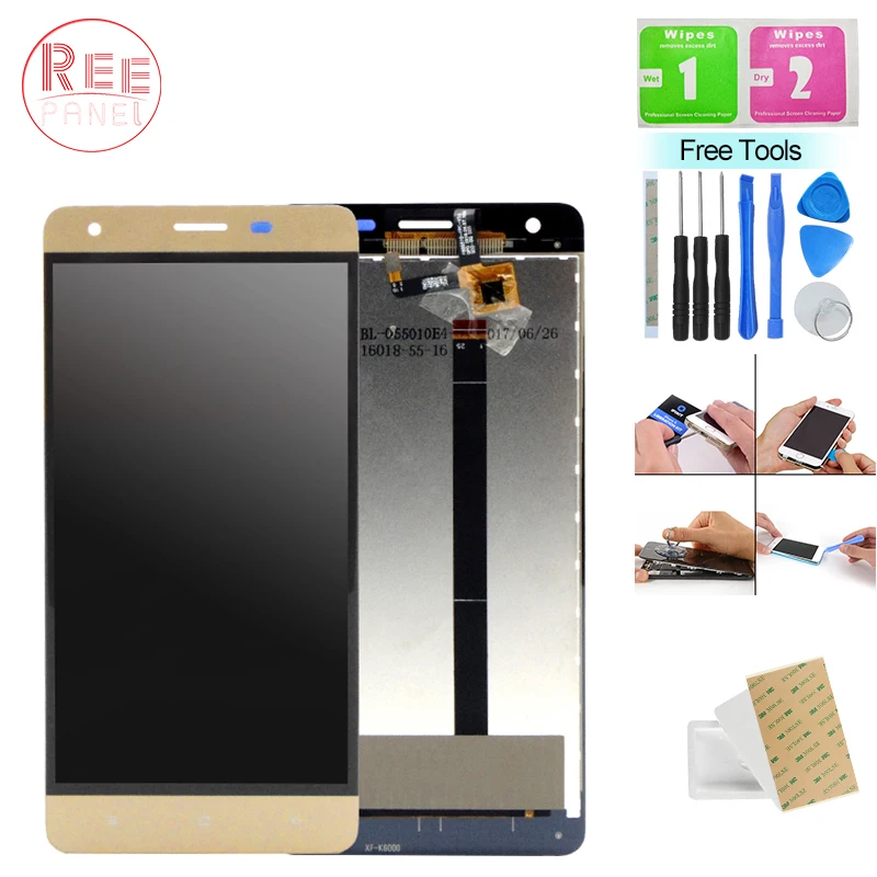 

AAA+ Quality K6000 Pro Display For Oukitel K6000 Pro LCD Screen Touch Screen Assembly Original For Oukitel K6000 Pro LCD Display