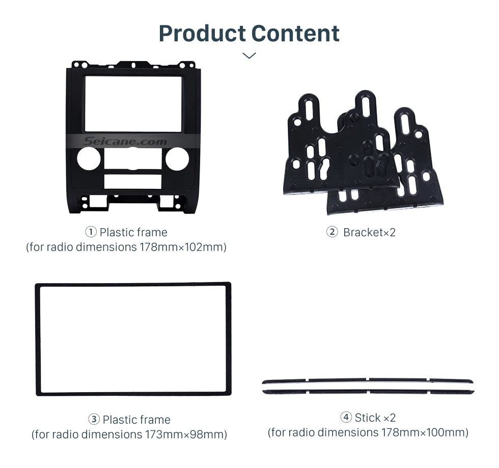 Seicane Горячие 2Din автомобилей Радио Фризовая для 2009 Ford Escape MAZDA Tribute MERCURY Mariner DVD кадров в тире Mount Kit отделка Панель