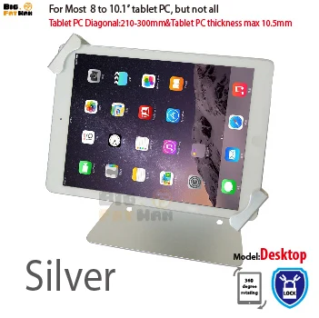 Universale Tablet Chiosco Del Basamento Del Supporto Del Sul Desktop 8 To10.1 Pollici Per Trasporto Libero Di Samsung Tab Lenovo Tablet Pc Stand Dell'