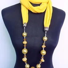 Высокое качество желтый шарф с ожерельем женские шарфы шали новые хлопковые модные шарфы Профессиональный шарф 20