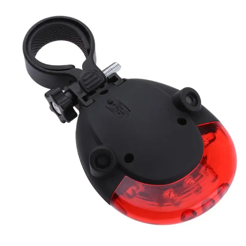 Excellent 5 LED Projection Bike Flahlight 2 Laser MTB Bicycle Taillight USB Charging Night Riding Warning Lamp Bike Accessories 14