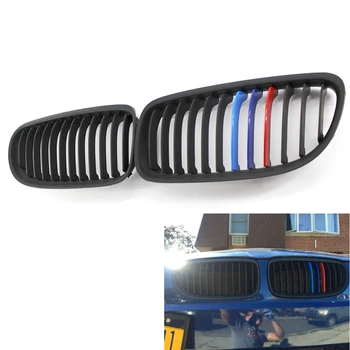 

Front Matte Black M-Color Grille Grilles for BMW E90 09-11