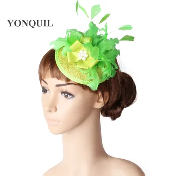 

generous sinamay material fascinator base headpiece cocktail headwear event occassion hats suit for all season 15 colors MYQ118