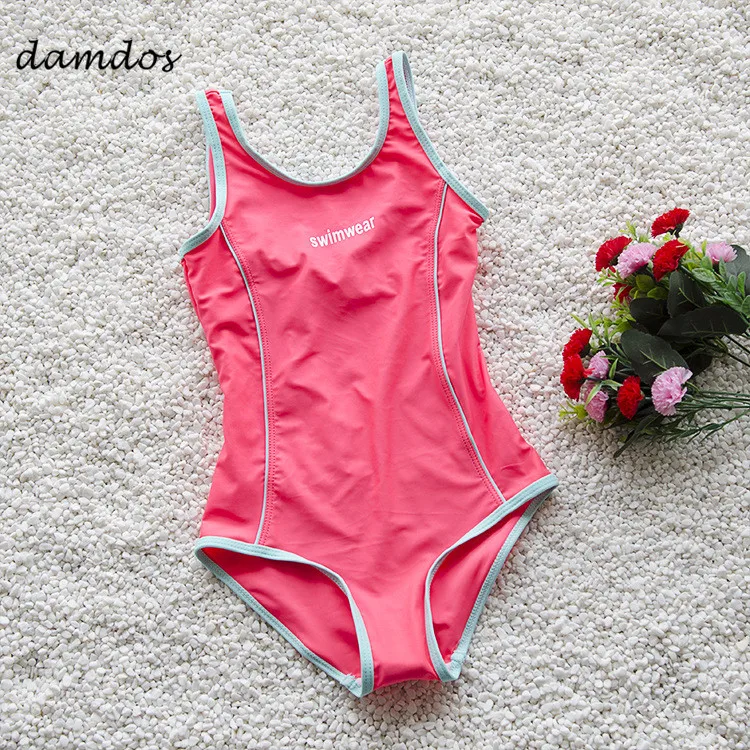 

Bikini 2019 Swimwear Girls Kids Swimsuit Beach Dress One-piece Summer Clothes Bathing Suit Girls Swimming Wear Tankini Biquini