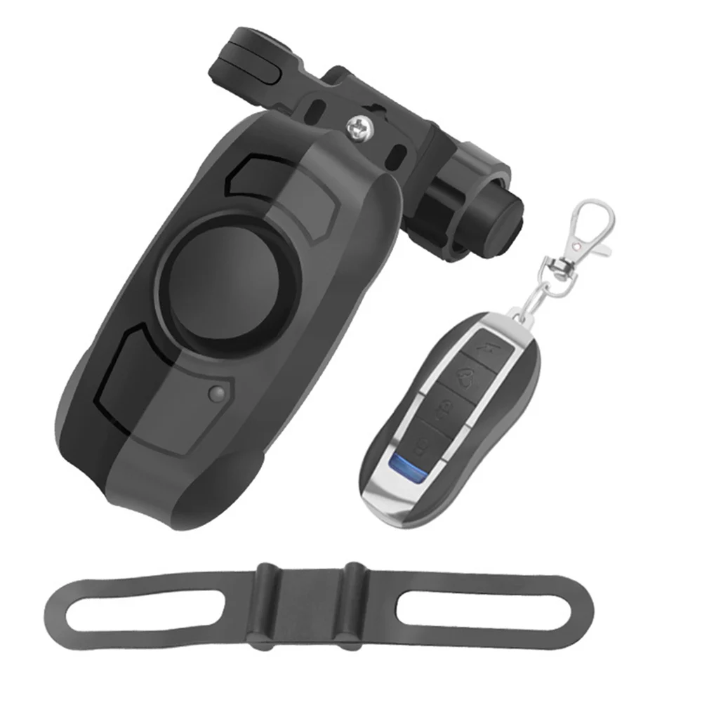 

Bicycle Burglar Alarm USB Charging Security Lock Cycling Wireless Remote Control Vibration Device MTB Road Bike Bell Horn