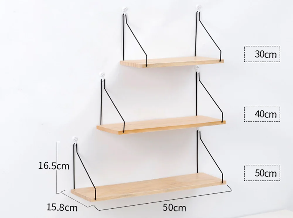 Скандинавская деревянная настенная полка органайзер для хранения на кухне настенная подвесная полка для хранения вещей для спальни гостиной украшение дома