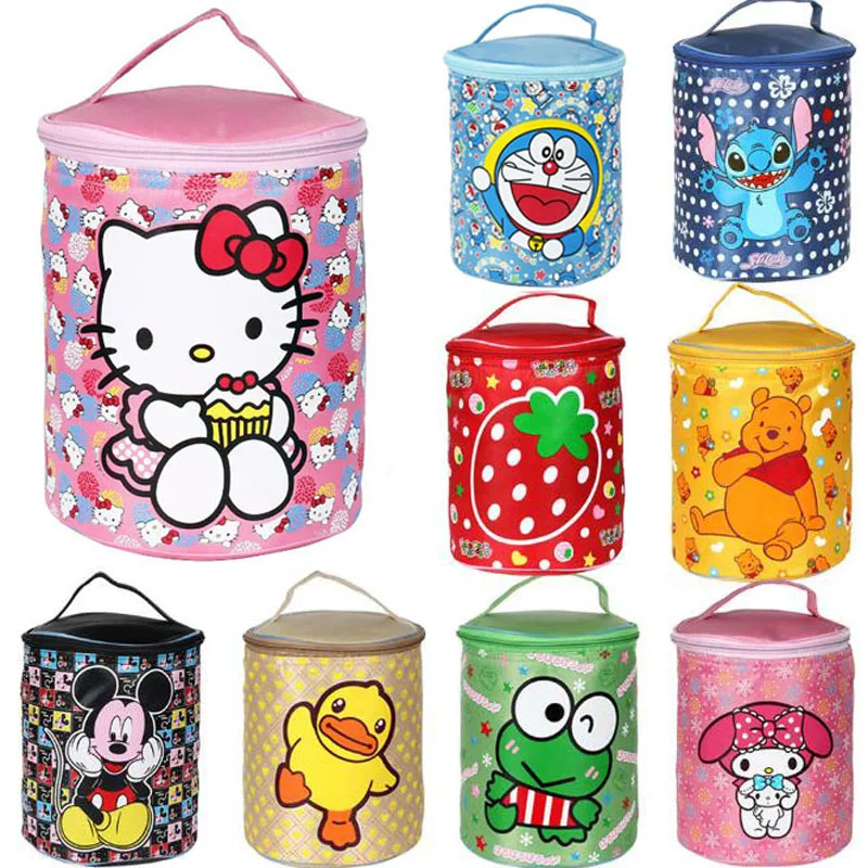 

Thermal Insulated Portable Cooler Waterproof Cartoon Container Bag Tote Carry Bag Organizer Outdoor Camping Lunch Box Picnic Bag