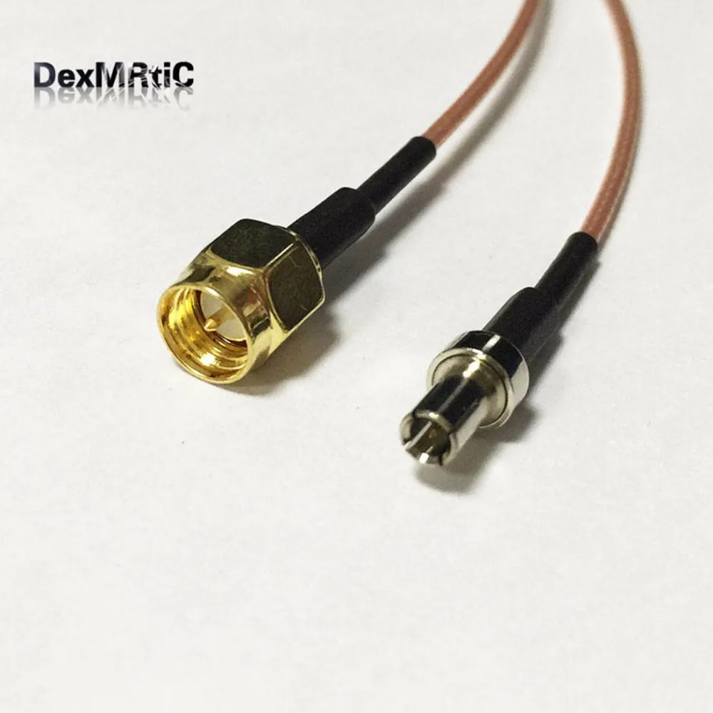 Модемный кабель 3G ZTE TS9 мужской прямой swtich SMA штекер RF адаптер RG178 15 см 6 дюймов|adapter