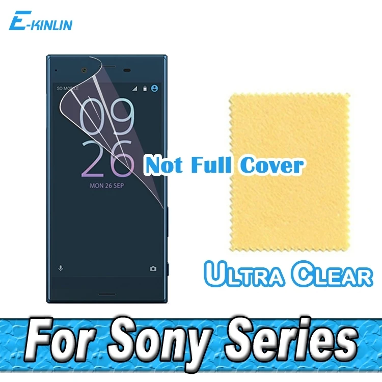 

Clear Screen Protector Display Protective Soft Film For Sony Xperia XZ XZs Premium X XZ1 Compact Performance XA XA1 Ultra Plus