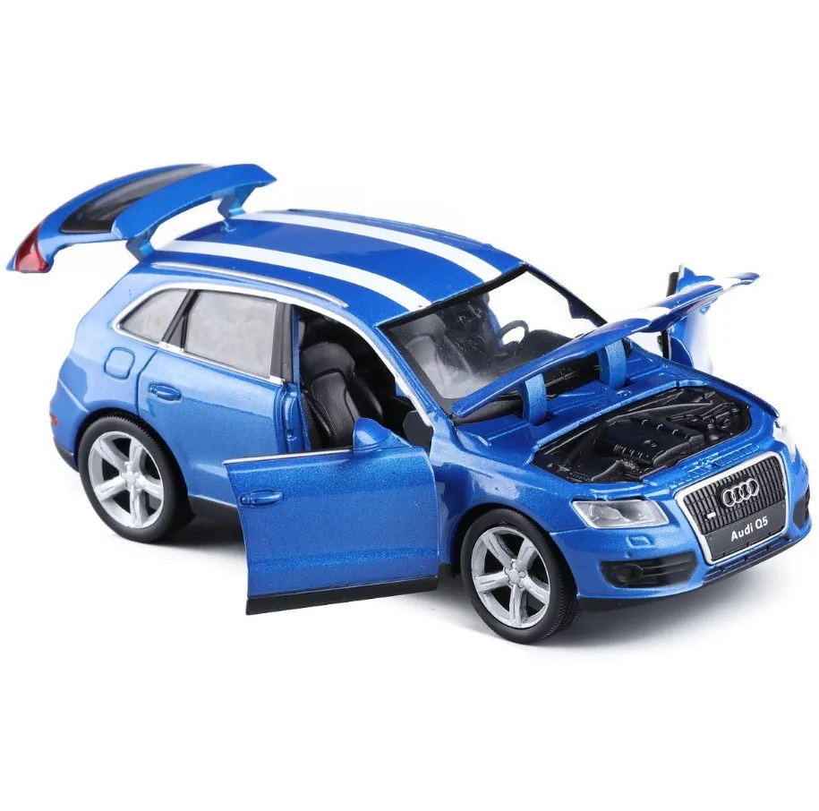  High Simulation 1:32 Audi Q5 Supercar Alloy Diecast Car Model With Pull Back Toy Electronic Car For