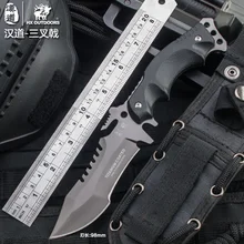 HX OUTDOORS army Survival knife outdoor tools high hardness small straight knives essential tool for self-defense Favorites
