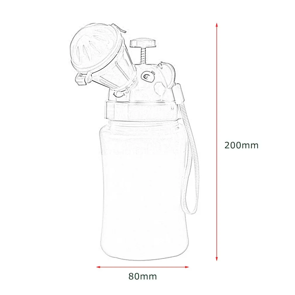 Портативный детский писсуар, герметичный детский мини-походный автомобиль, туалет для мальчиков и девочек, детский писсуар, тренировочный горшок, мочеиспускание, аварийный