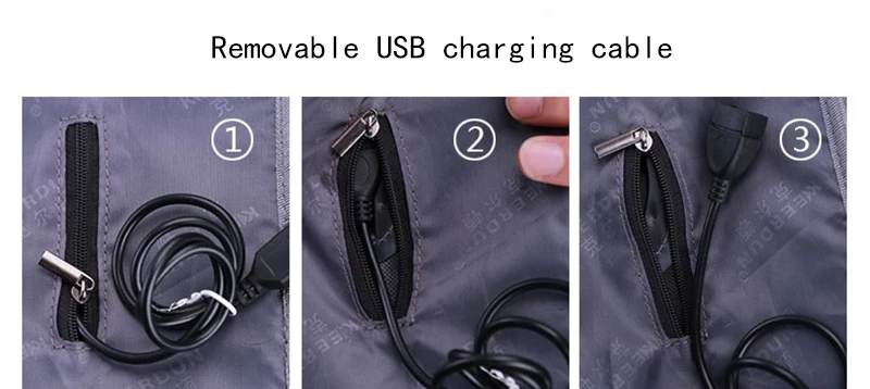 Waterproof Backpack USB 15.6 Inch Laptop Bag Men Women Large Capacity Black Grey Backpacks School Bags Mochila Masculina BP0148 (4)