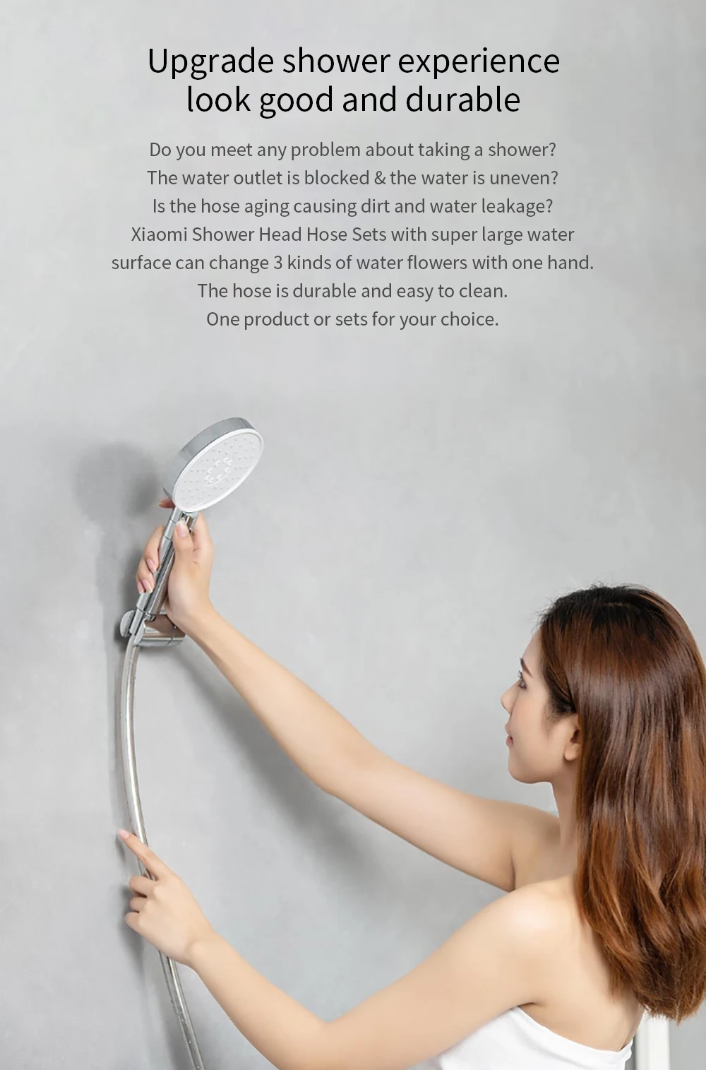 Xiaomi Mijia dabai Diiib 3 режима ручной душ ПВХ Matel мощный массажный душ с насадкой 360 градусов 120 мм 53 отверстие для воды