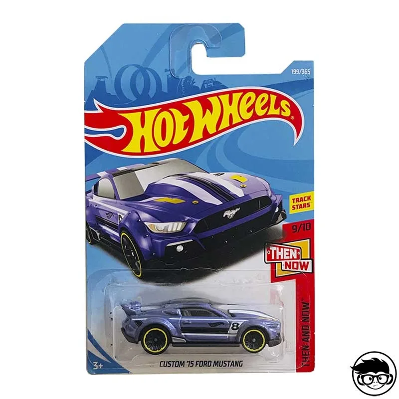 Hot Wheels Custom ✕ Ford Mustang Then And Now 199/365 2018 длинная карта | Спорт и развлечения