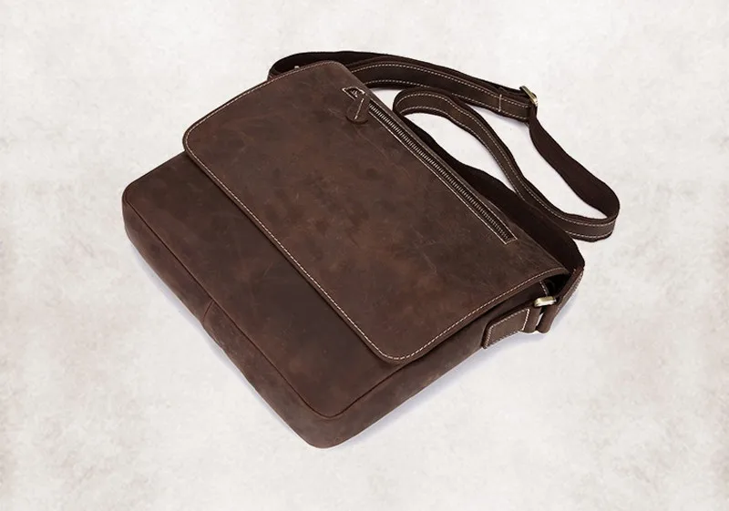 leather messenger bag