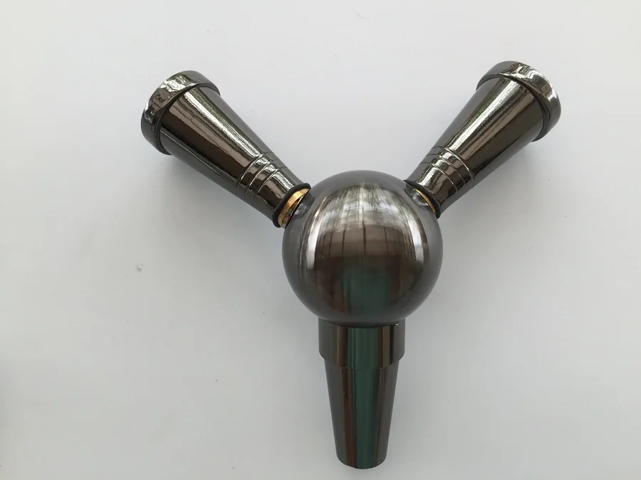 1pc new large shisha hookah Hose Adapter 1 to 2 Splitter hose connector