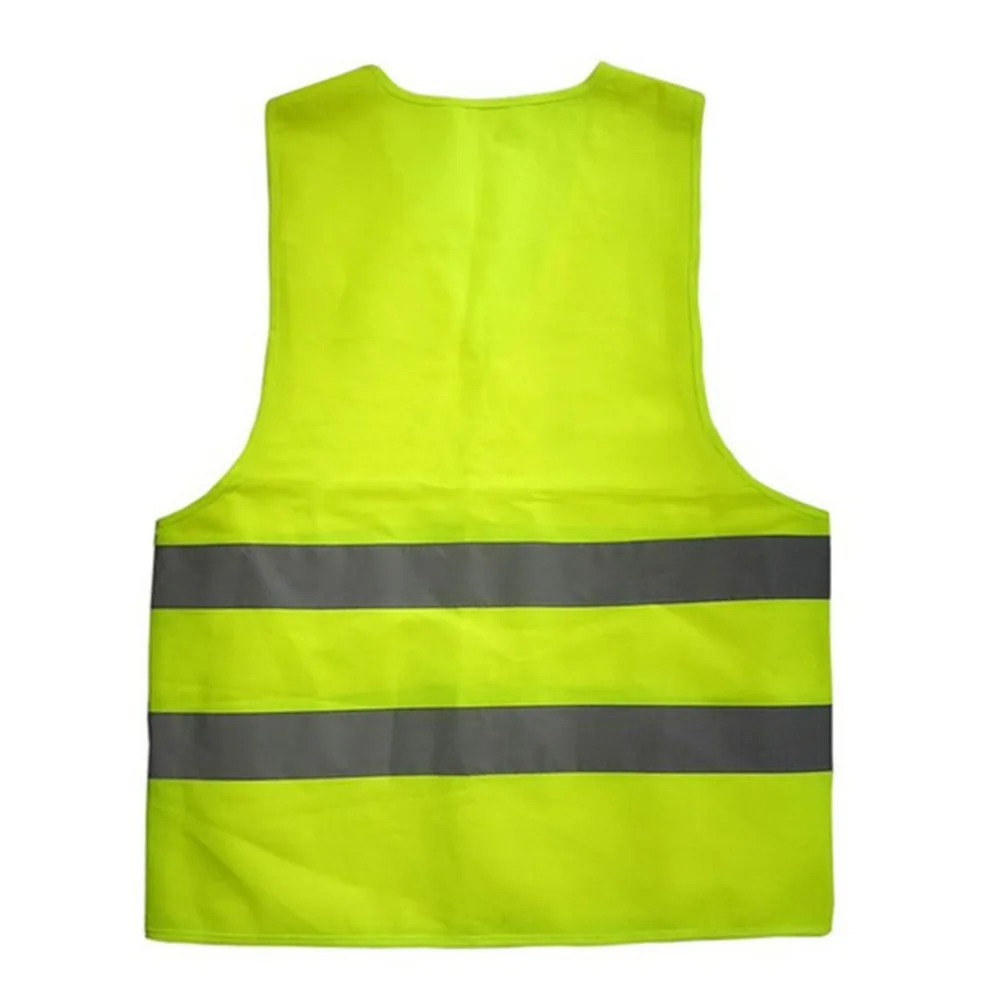 

XXL Reflective Fluorescent Vest Yellow Orange Color Outdoor Safety Clothing Running Ventilate Safe High Visibility