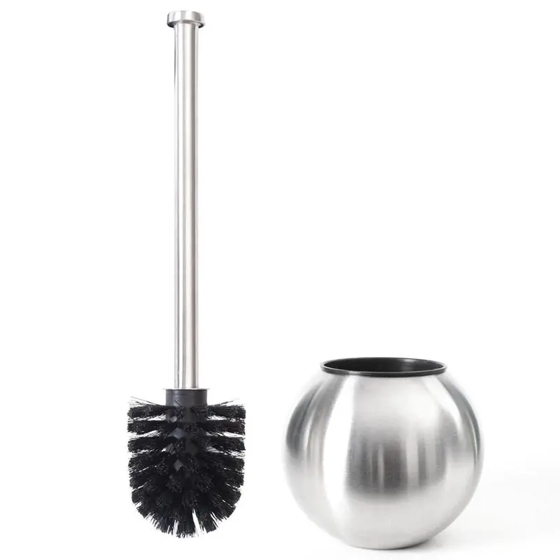 

Deluxe Toilet Brush with Stainless Steel Ball Holder
