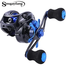 Sougayilang катушка для наживки на карбоновое тело 9+ 1BB катушка для наживки Рыболовная катушка для соленой воды карповое колесо рыболовные снасти 18lb тянущаяся катушка