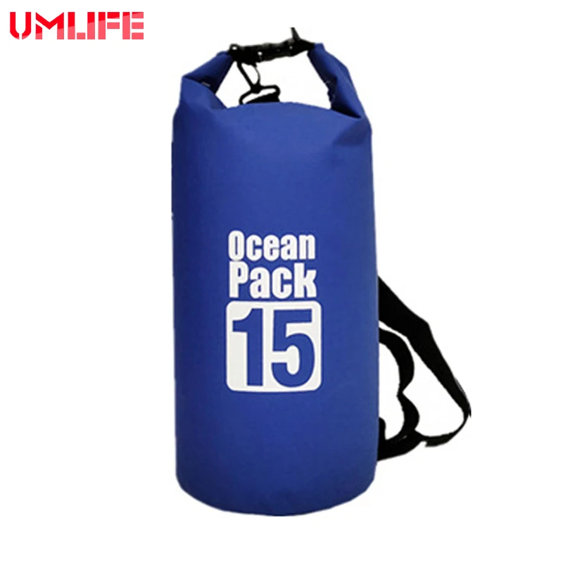 MELIFE 15L Waterproof Storage Dry Bag Ocean Pack Sack Kayak Rafting Outdoor Sport Swimming Bags Canoing Boating Water Resistance | Спорт и