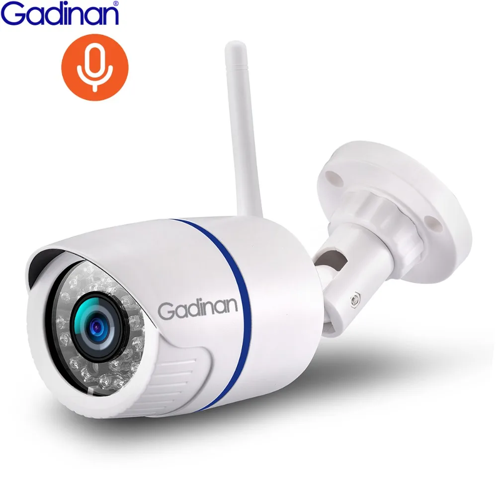 Gadinan Yoosee аудио Wi-Fi ONVIF IP Камера 1080 P 960 P 720 P Беспроводной сигнализации видеонаблюдения Пуля Открытый Камера с слот для карты SD Макс 128 г