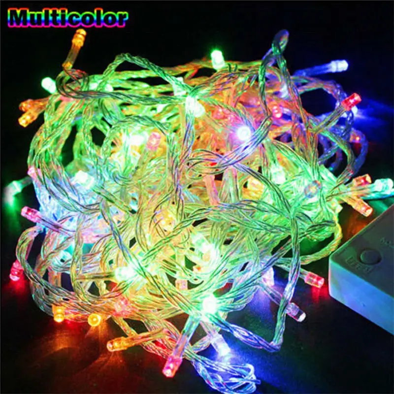thumbnail image 1 of 5M 10M 20M 30M 50M 100M LED String Fairy Light Holiday Christmas Wedding Decoration AC220V Waterproof Outdoor Light Garland, 1 of 5