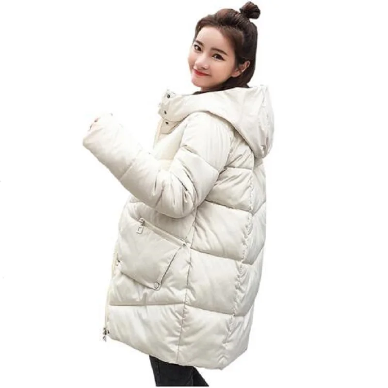 

Parkas 2019 New Winter Jacket Women Coats Hooded Jaqueta Feminina Female Parka Thick Cotton Padded Lining Winter Coat Women