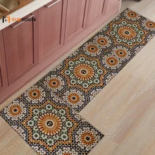 Ourhouse марокканский узор Винтаж Ретро грязь мусор грязи ловушка наборы аксессуаров пол ковры области бегунов натуральное кокосовое волокно акцент