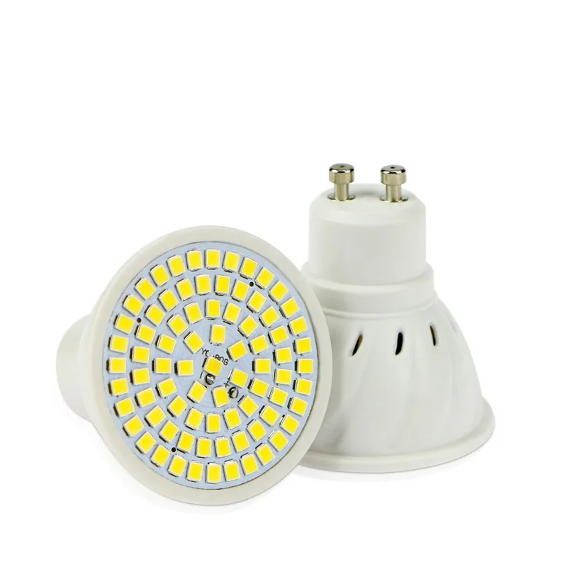 

IVYSHION LED Spotlight Bulb LED 2835 SMD Bulb 60 80 Leds Lamp for Bedroom Kitchen Living Room White Light E27 E14 MR16 GU10